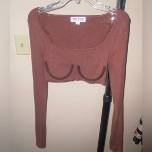 sweater crop top
